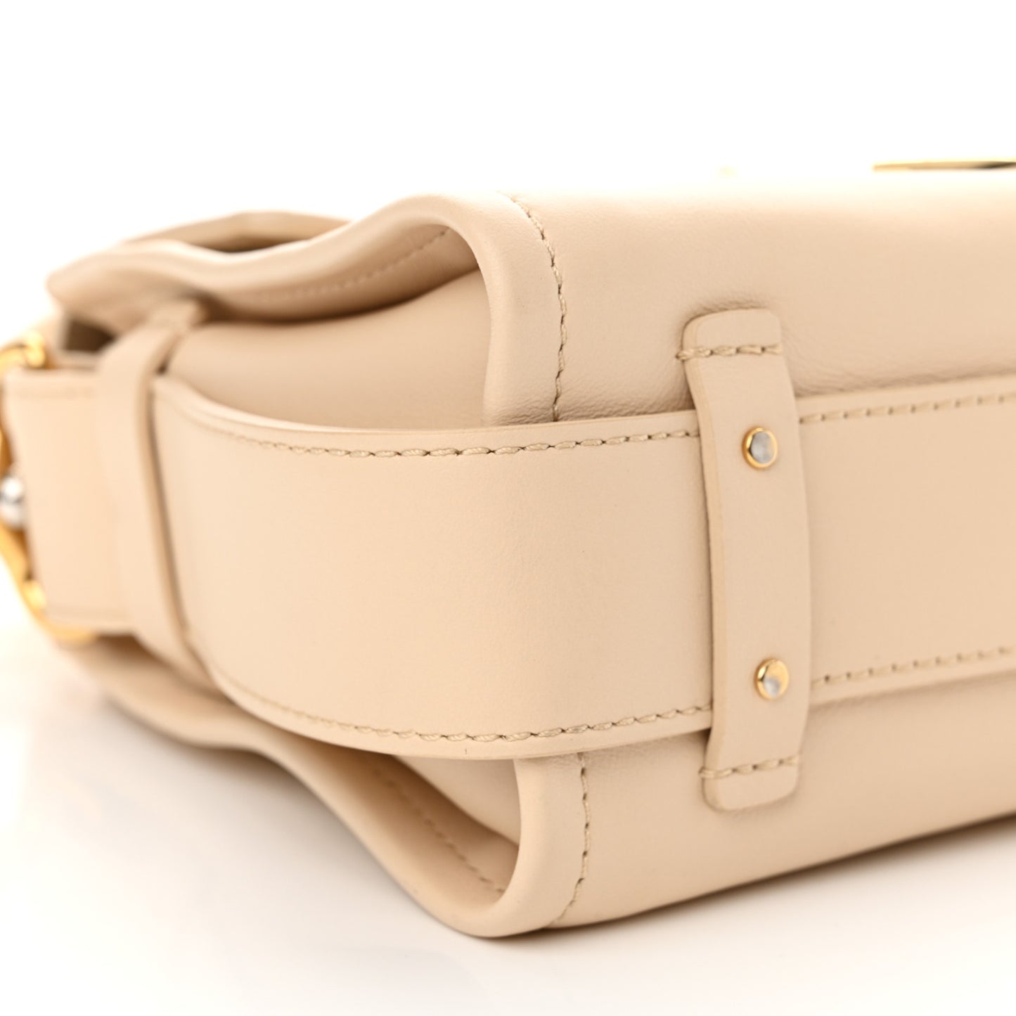 Calfskin Mini Tess Day Bag Sweet Beige