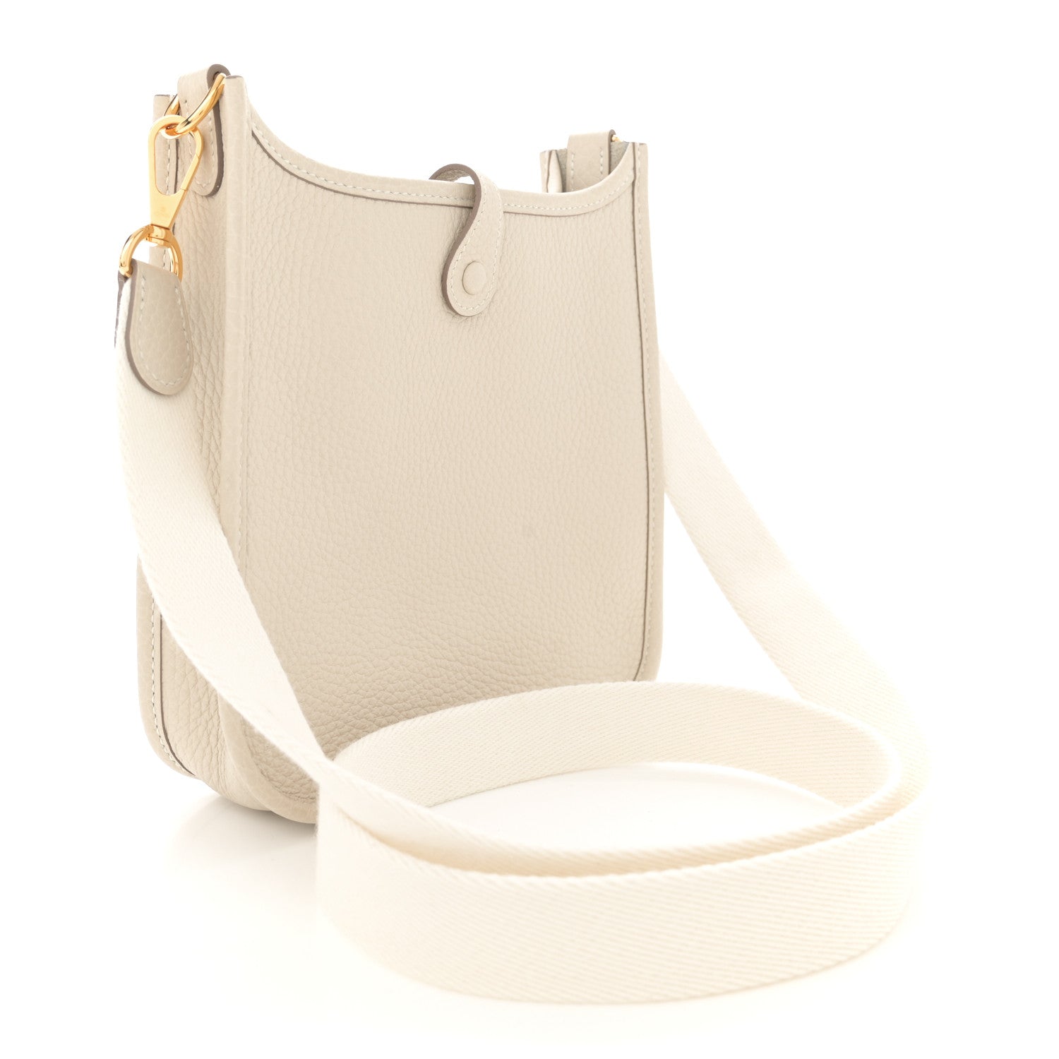 Hermes Taurillon Clemence Evelyne TPM Craie 3 of 11