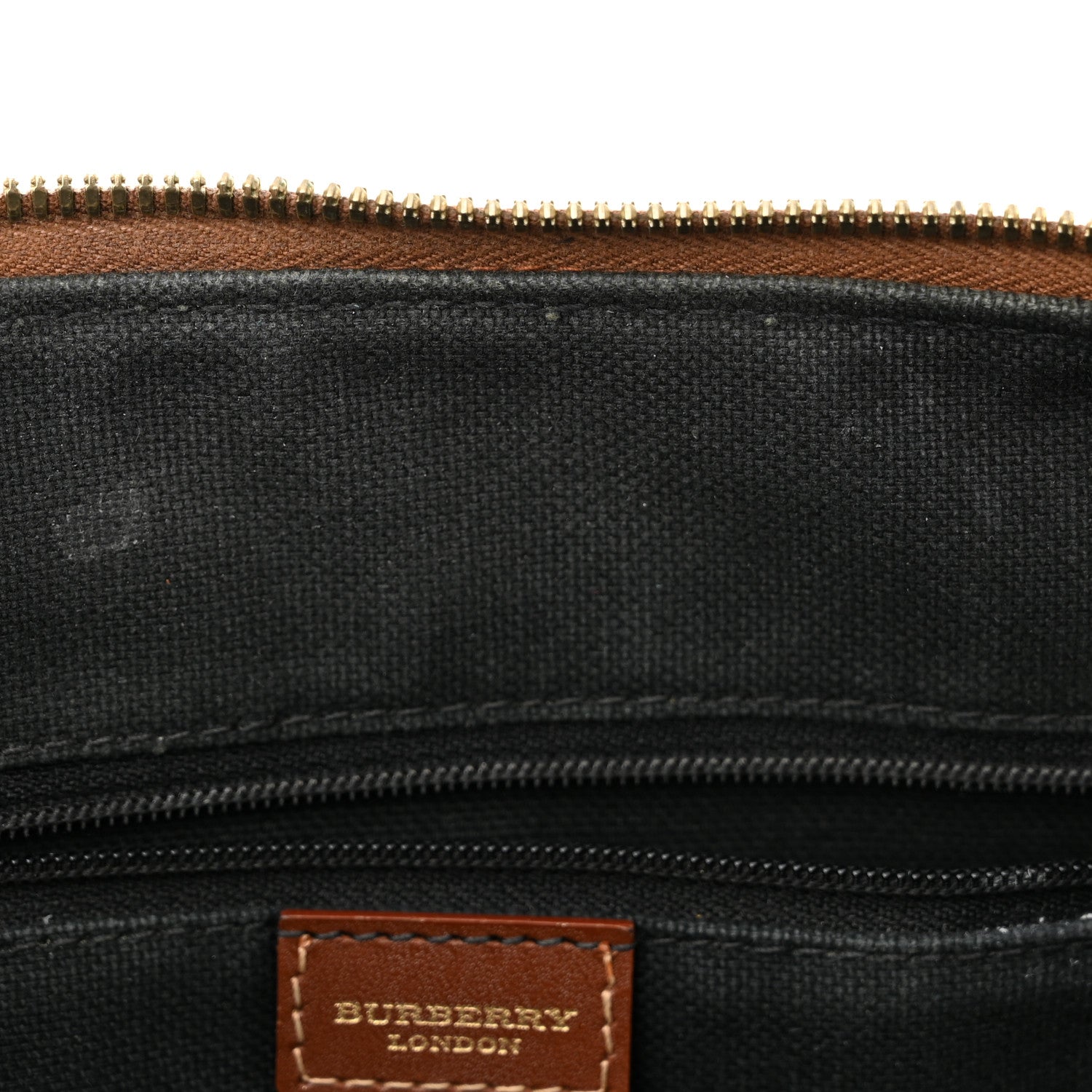 Burberry Haymarket Check Top Handle Crossbody Brown 12 of 20