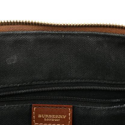 Burberry Haymarket Check Top Handle Crossbody Brown 12 of 20