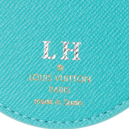 Louis Vuitton Monogram Illustre V Bag Charm Key Ring Turquoise 3 of 5