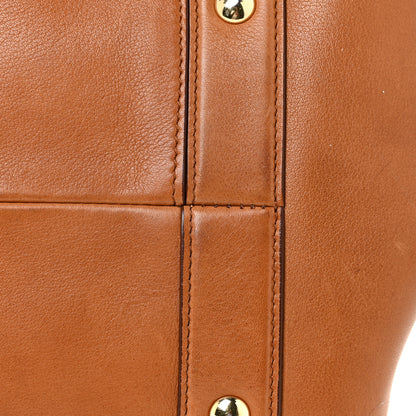 Salvatore Ferragamo Calfskin Suzanna Gancini Satchel Brown 23 of 28