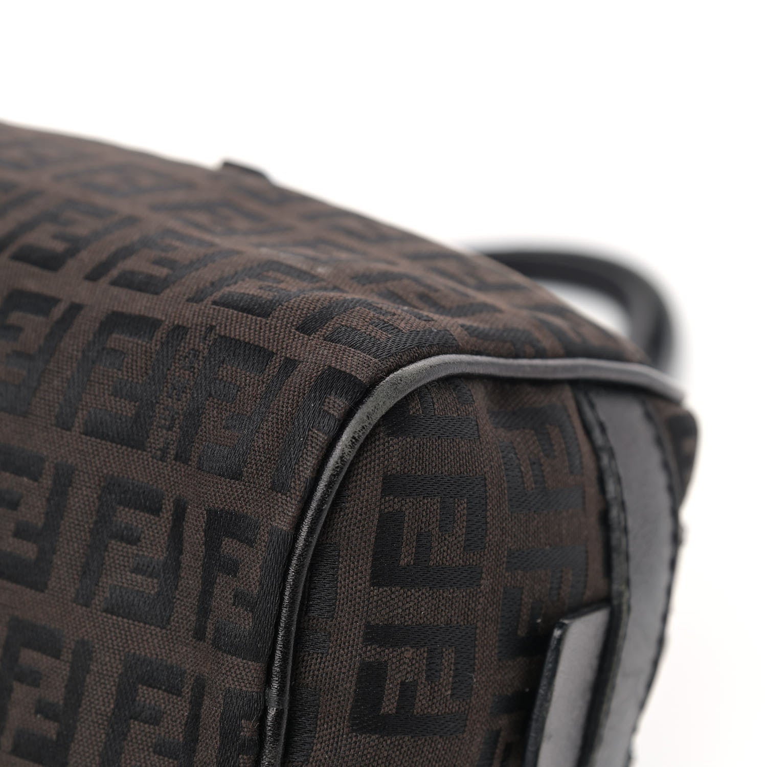Fendi Zucchino Small Buckle Tote Brown 9 of 14
