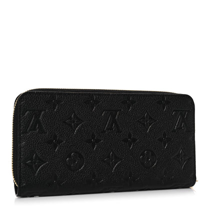Louis Vuitton Empreinte Zippy Wallet Black 3 of 10