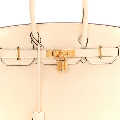 Hermes Taurillon Clemence Birkin 30 Nata 8 of 11