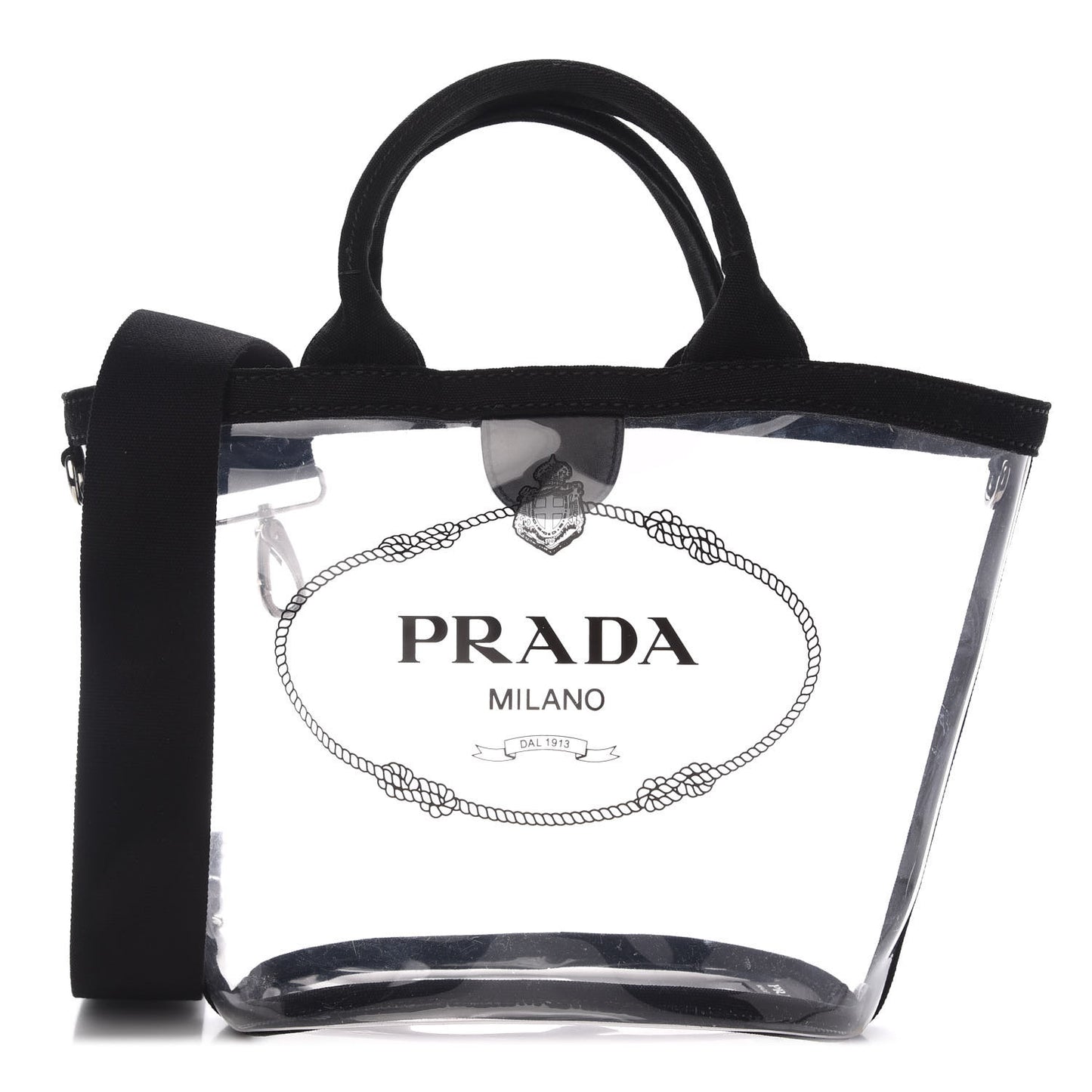 Plexiglass Canapa Small Shopper Tote Black