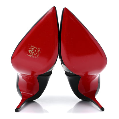 Christian Louboutin Calfskin Chelsea Chick 100 Stiletto Boots 38 Black 5 of 9