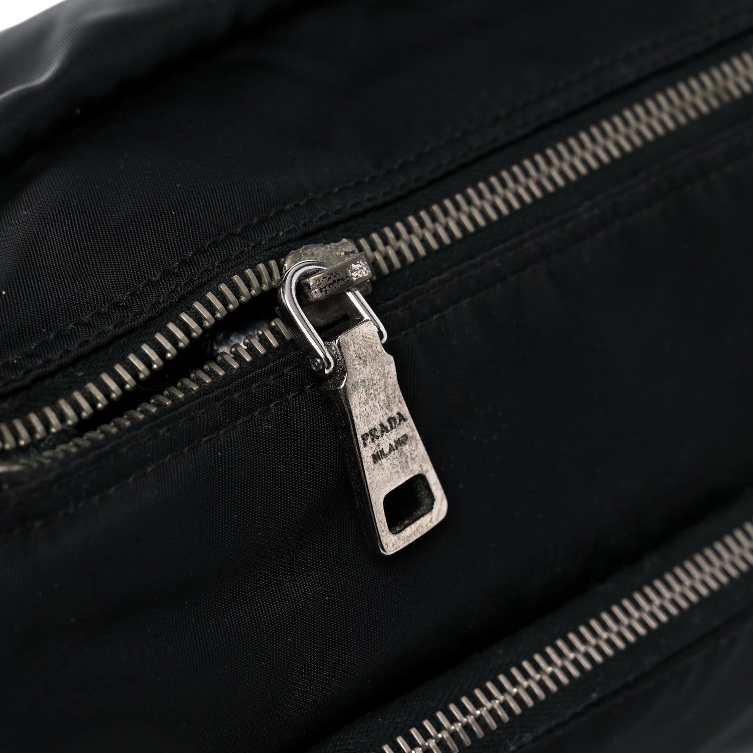 Prada Nylon Vela Messenger Bag Black 12 of 16