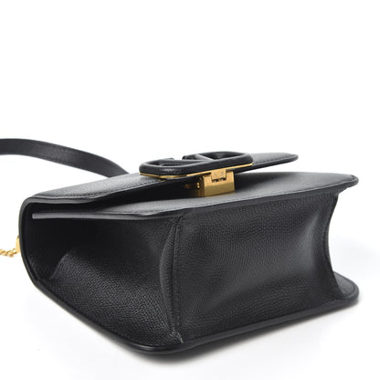 Valentino Garavani Grainy Calfskin Small VSling Shoulder Bag Black 4 of 10