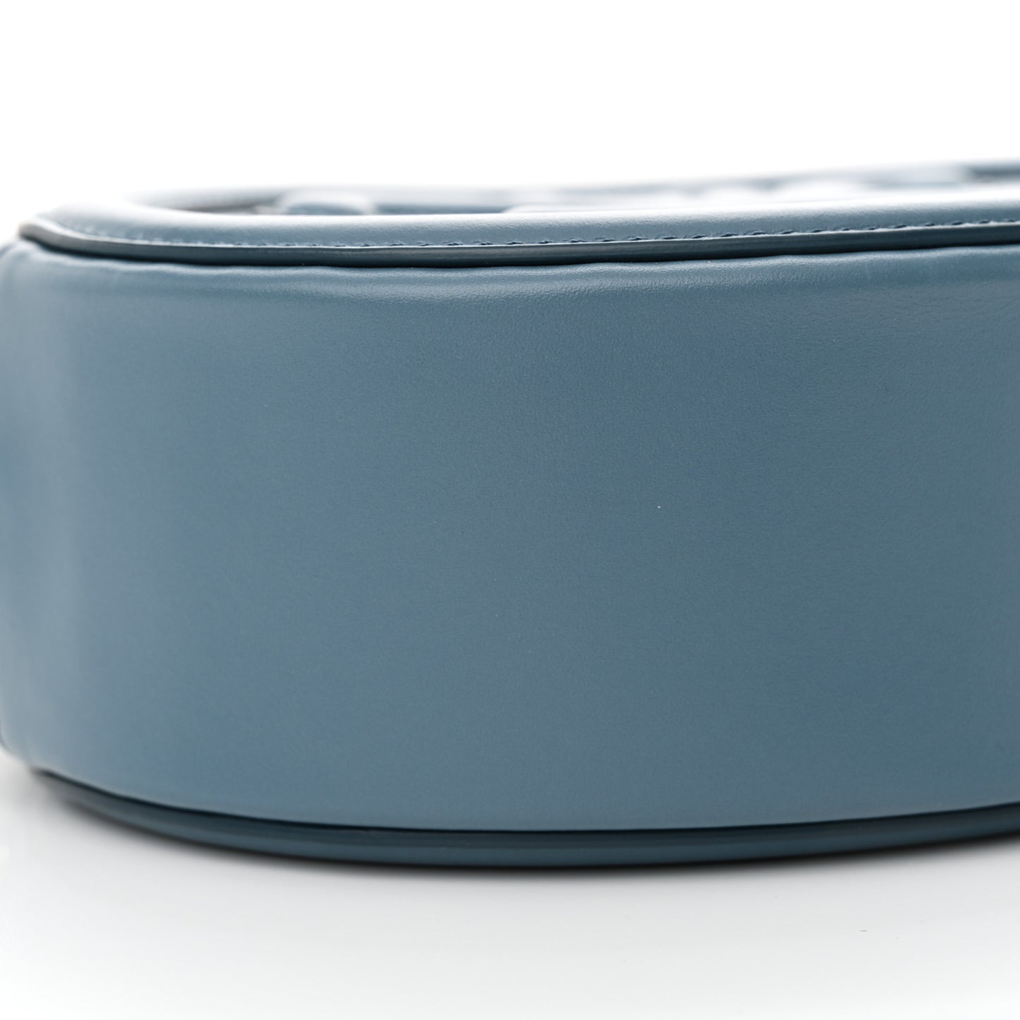 Smooth Calfskin Cuir Triomphe Oval Bag Denim