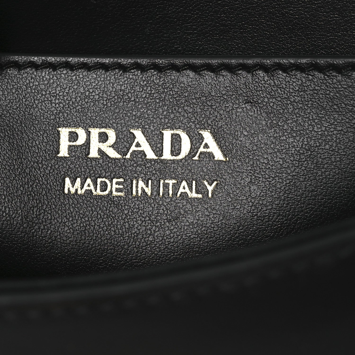 Prada Soft Calfskin Metal Triangle Logo Flap Shoulder Bag Black 6 of 12