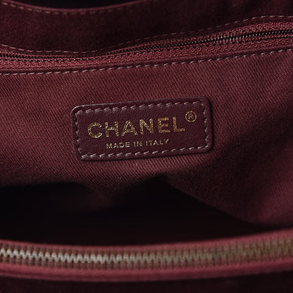 Chanel Glazed Calfskin Stingray Large Bindi CC Tote Black 6 of 11