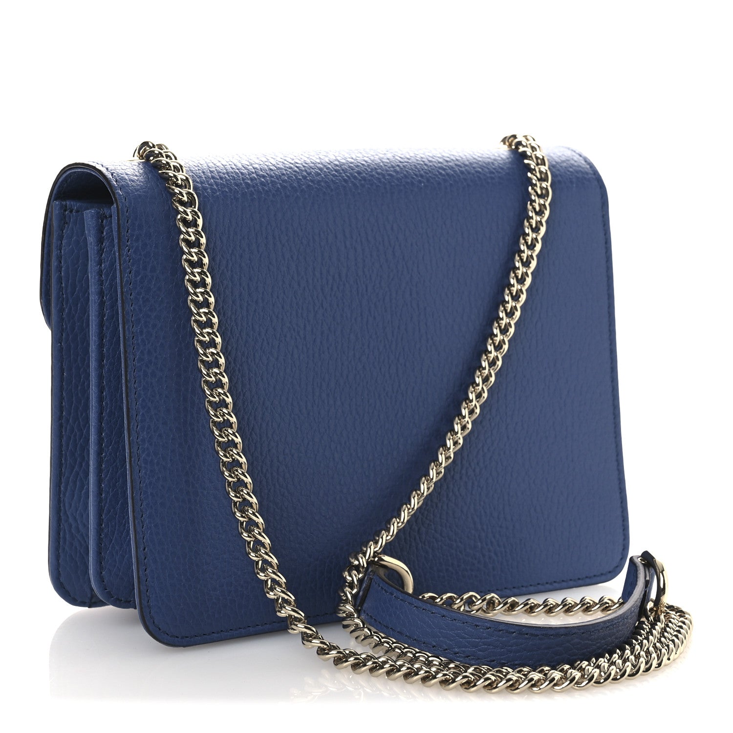 Gucci Dollar Calfskin Small Interlocking G Shoulder Bag Caspian 3 of 12