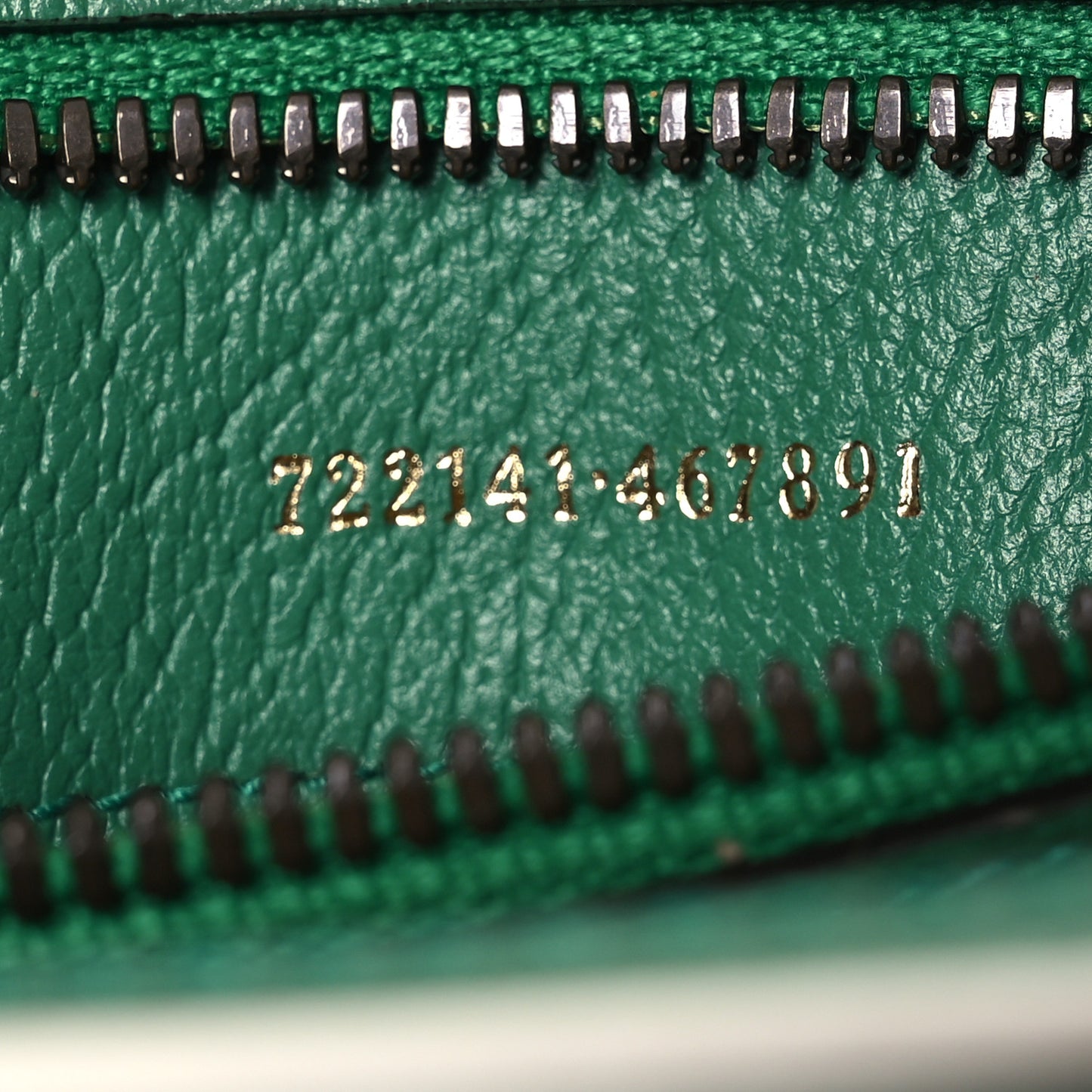 X ADIDAS Textured Dollar Calfskin Belt Bag Green