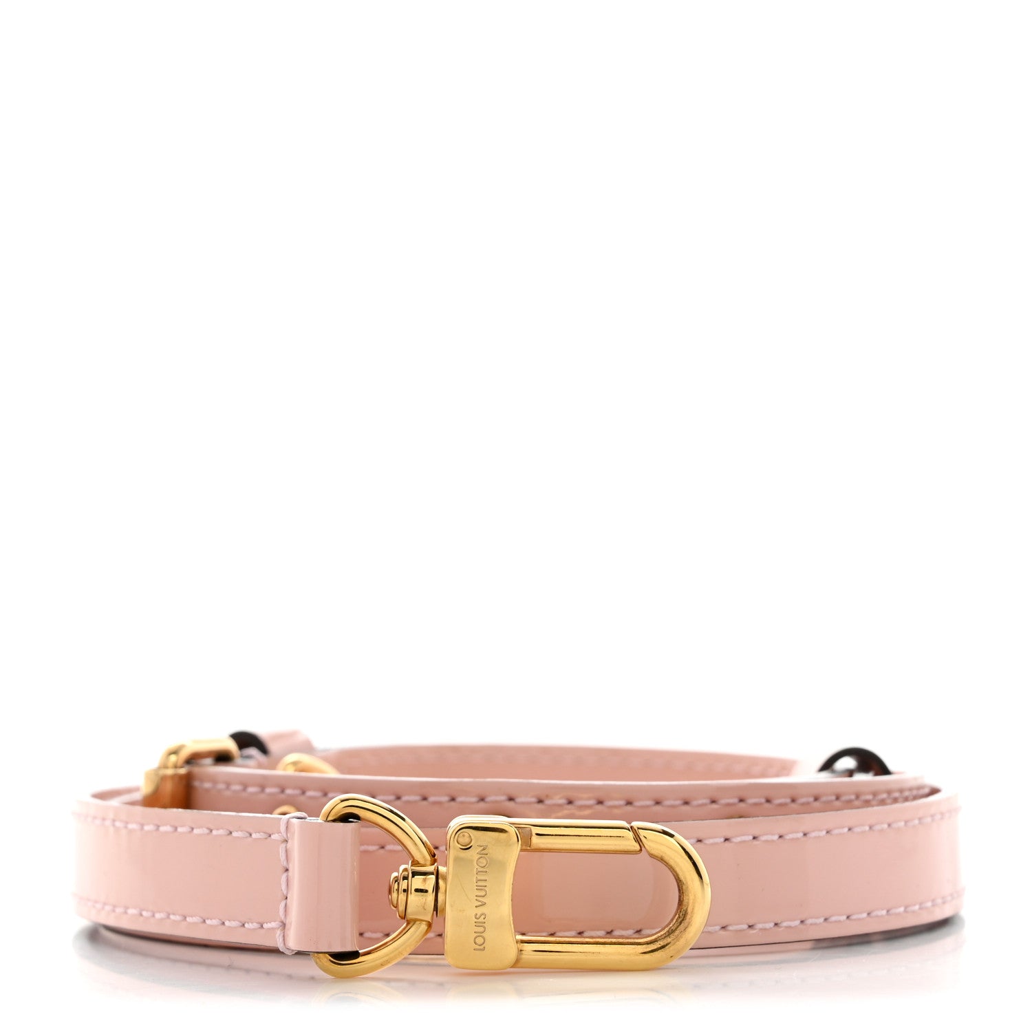 Louis Vuitton Patent 16mm Adjustable Shoulder Strap Rose Ballerine 1 of 4