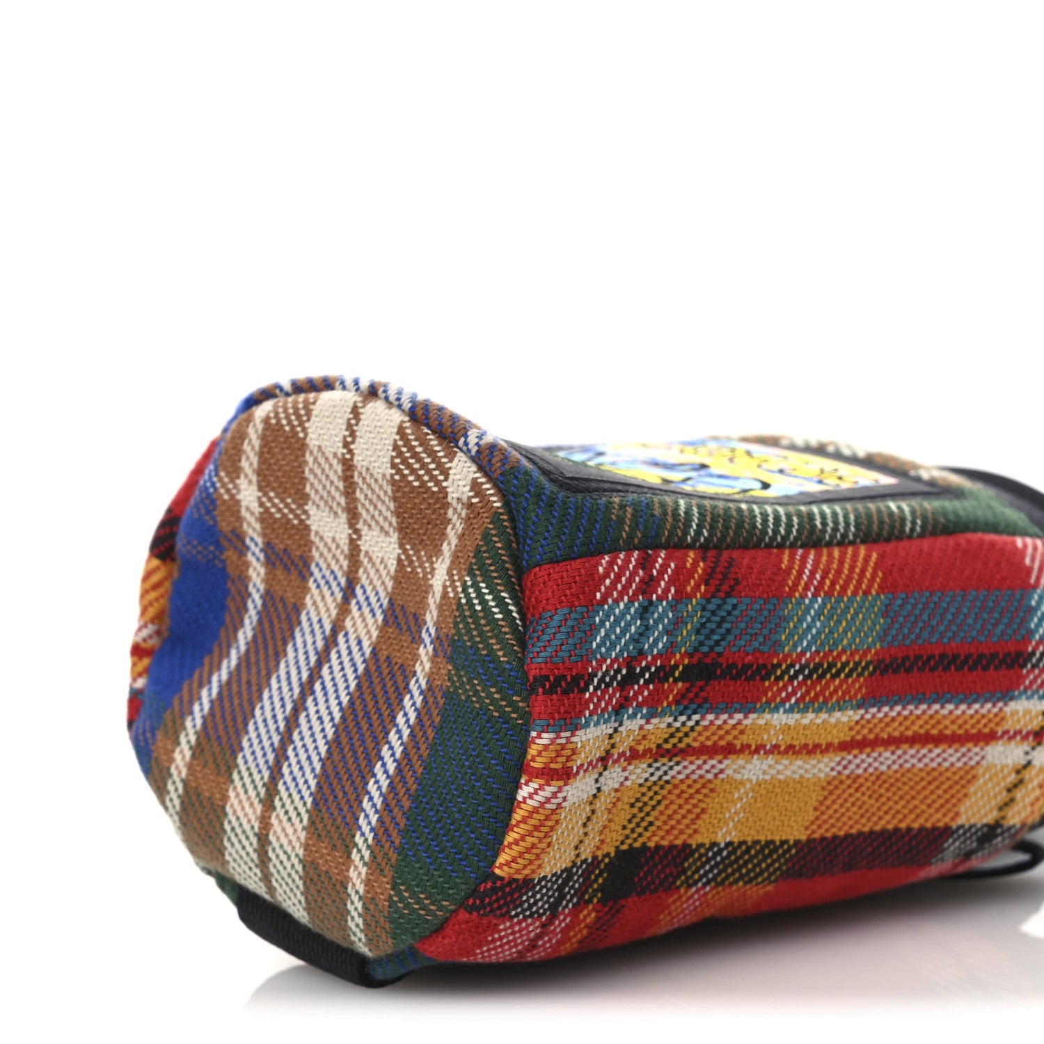 Loewe Neoprene Wool Tartan Eye/LOEWE/Nature Chalk Drawstring Bag Multicolor 10 of 10
