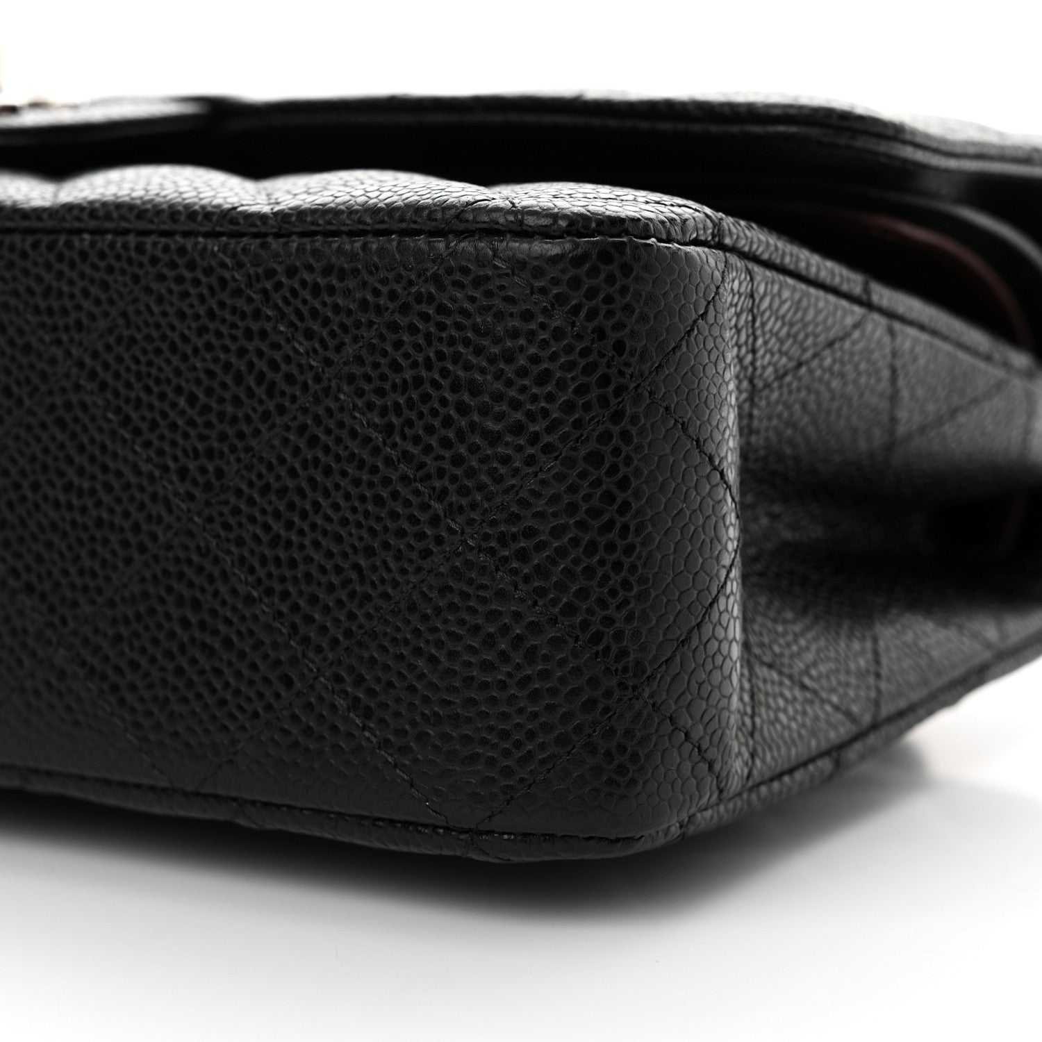 Chanel Caviar Quilted Medium Double Flap Black 10 of 11