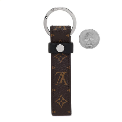 Louis Vuitton Monogram LV Dragonne Bag Charm Key Holder 2 of 3