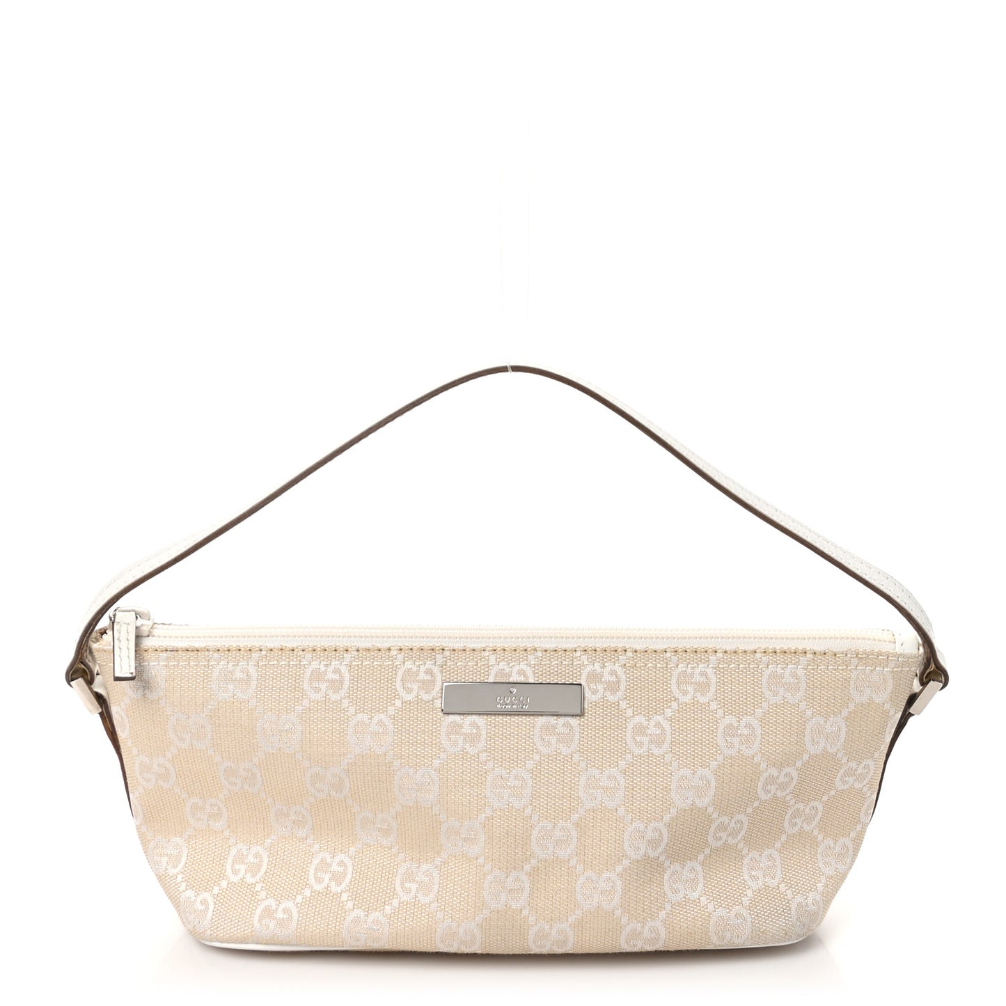 Monogram Boat Pochette White
