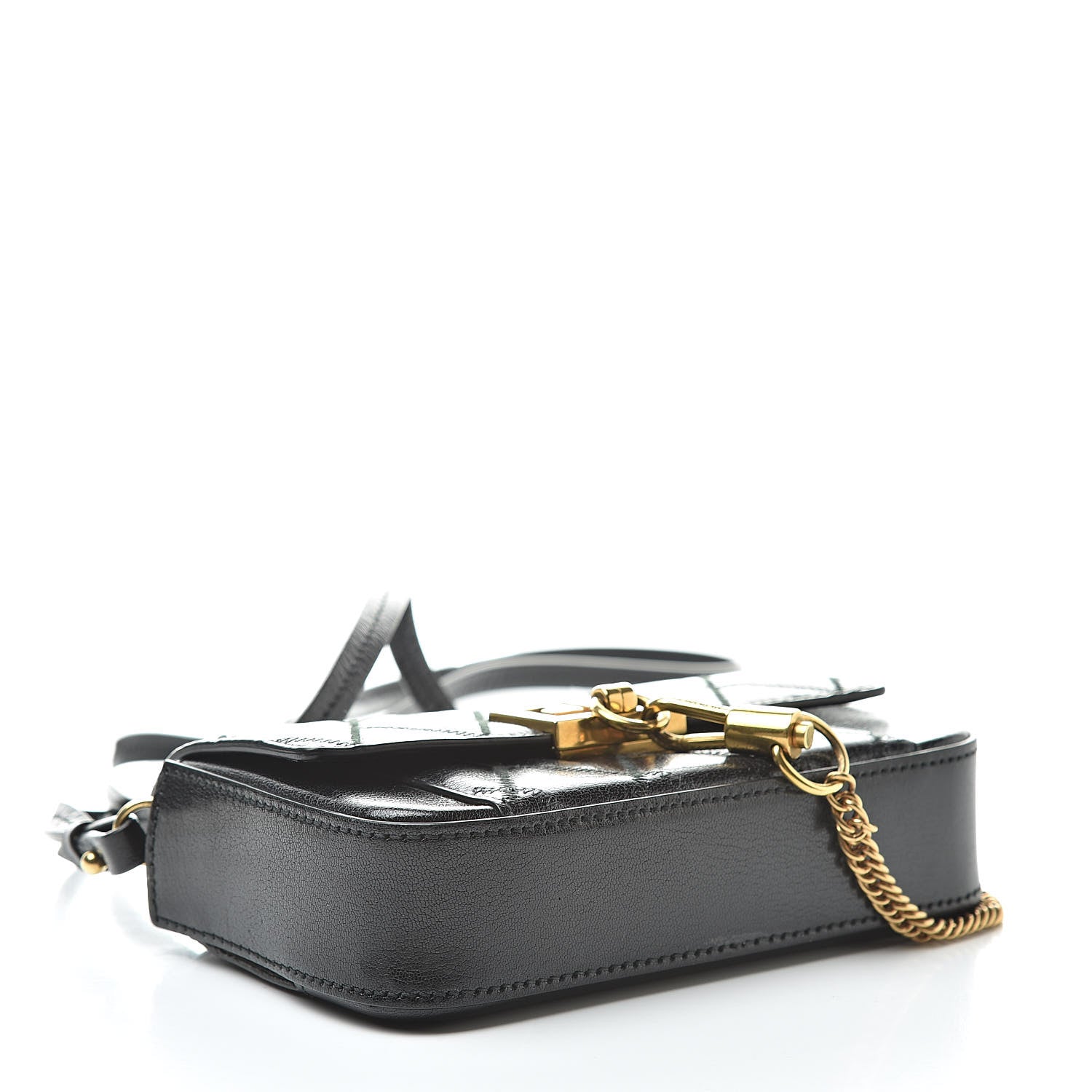Givenchy Goatskin Quilted GV3 Mini Pocket Convertible Bag Black 4 of 10