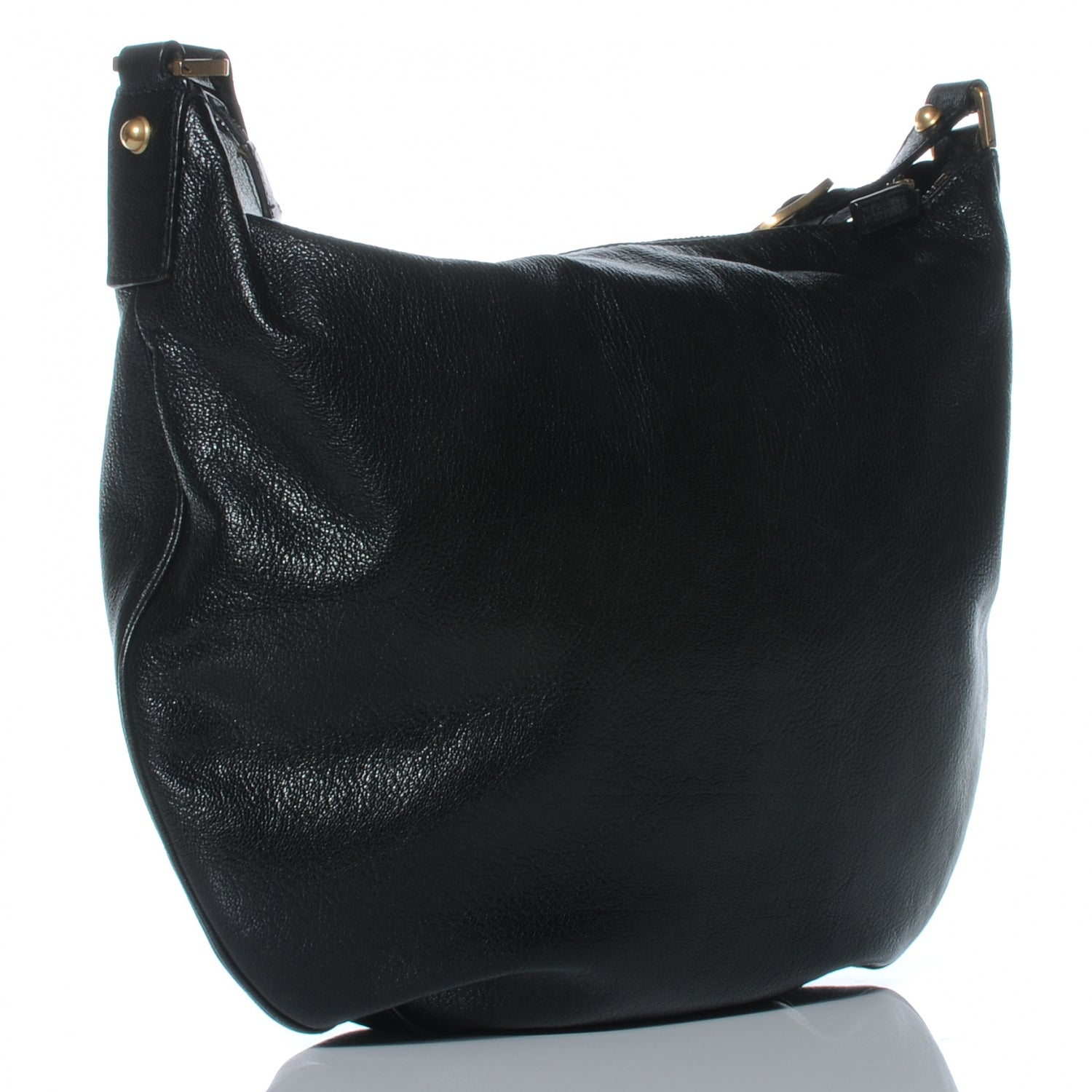 Gucci Leather Small Blondie Hobo Bag Black 3 of 7