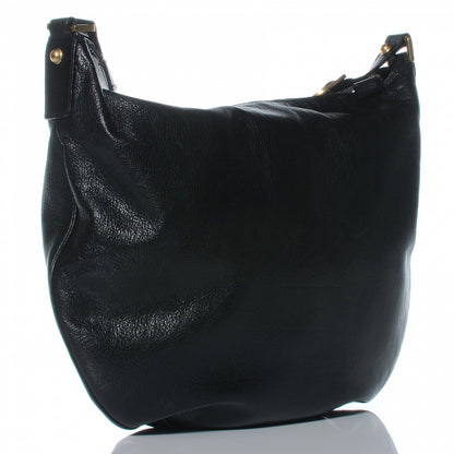 Gucci Leather Small Blondie Hobo Bag Black 3 of 7