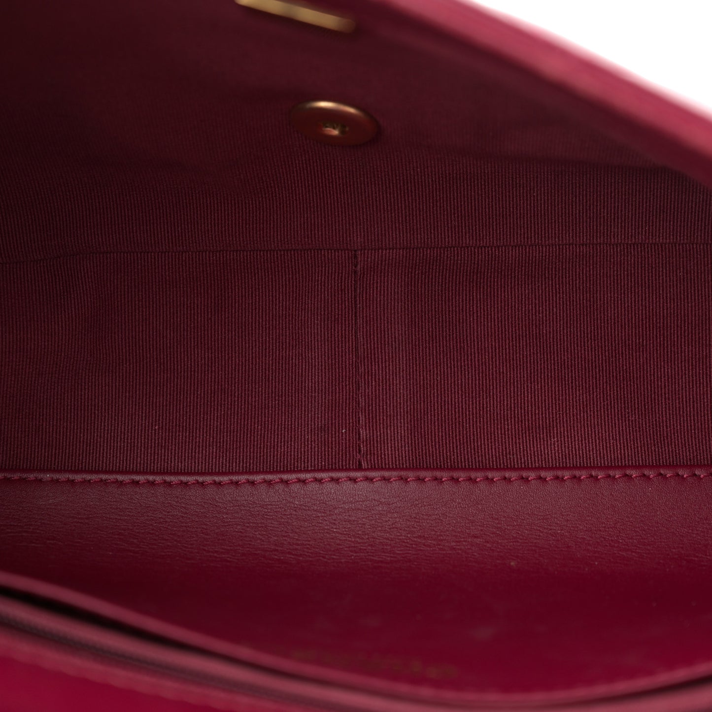 Lambskin Quilted Fancy Jewel Flap Burgundy