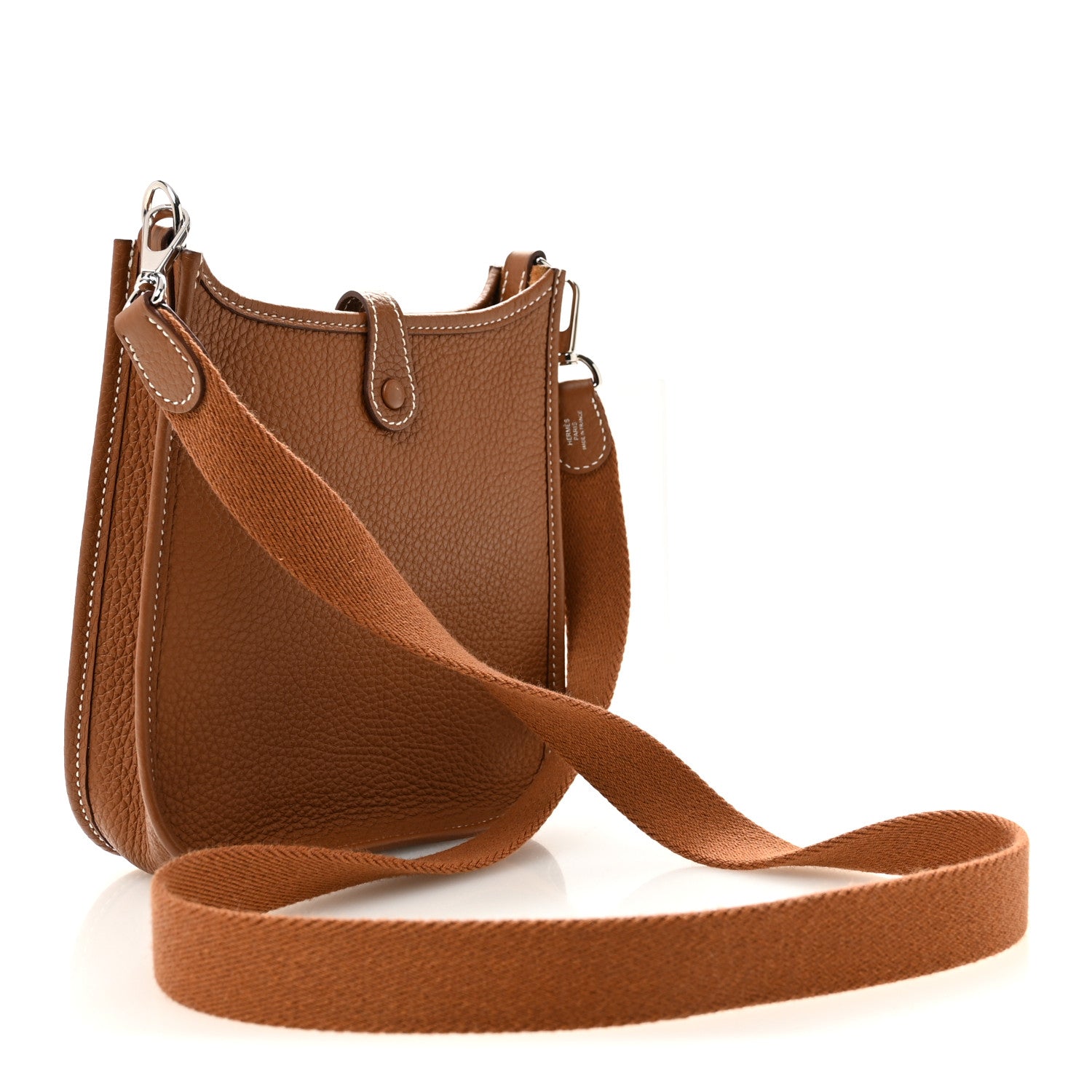 Hermes Taurillon Clemence Evelyne TPM Gold 3 of 13