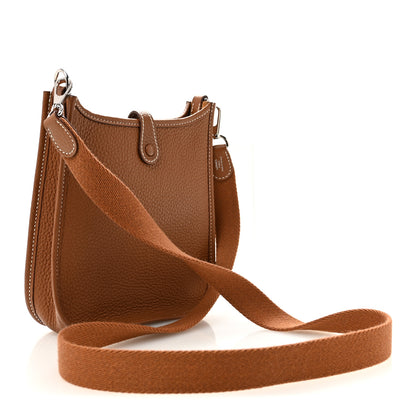 Hermes Taurillon Clemence Evelyne TPM Gold 3 of 13