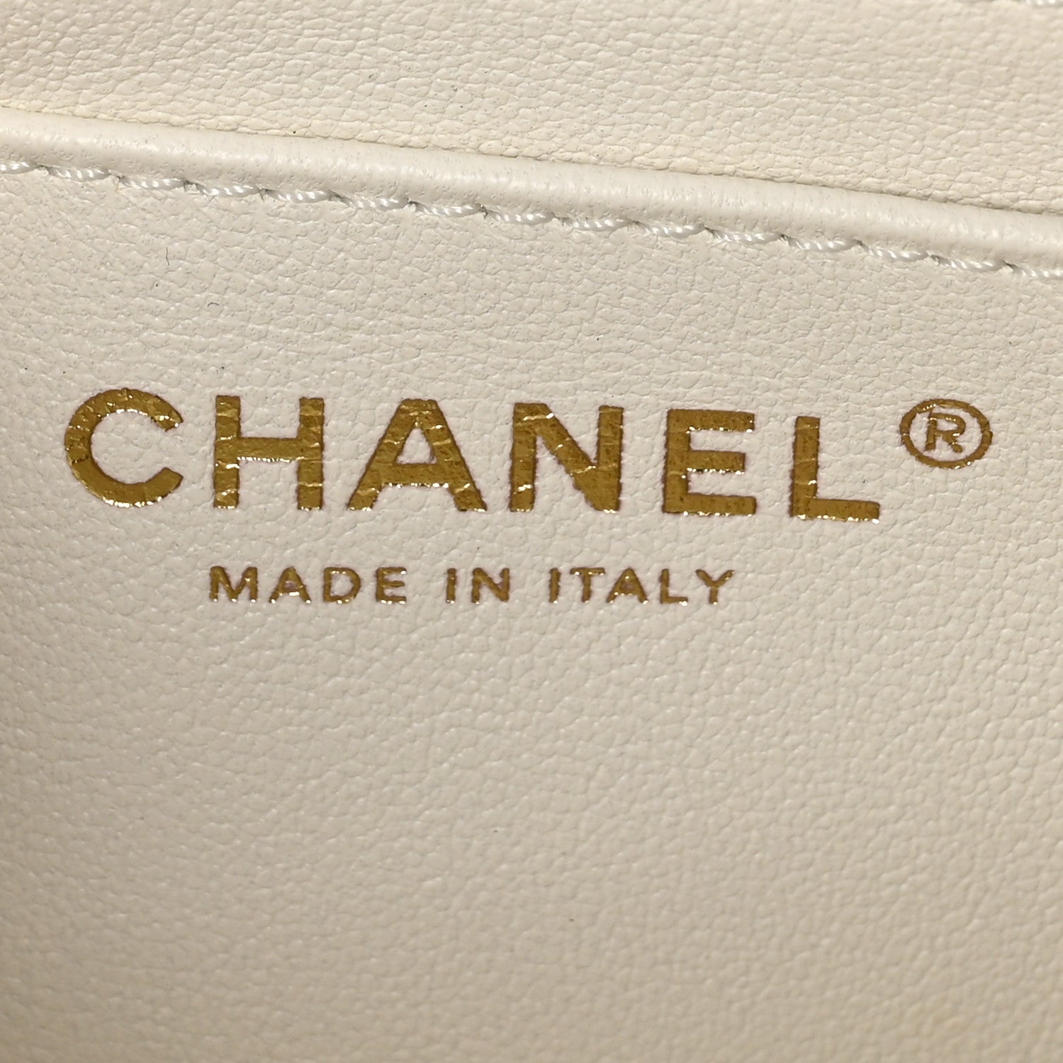 Chanel Lambskin Quilted Mini Crystal Top Handle Rectangular Flap White 6 of 11