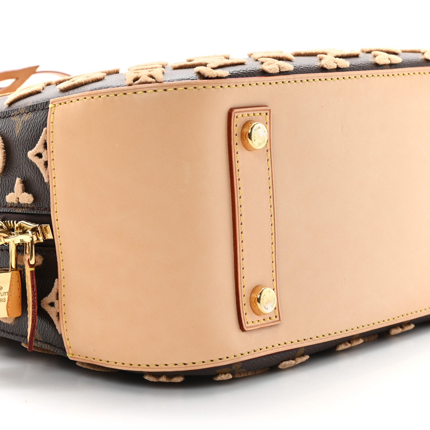 Louis Vuitton Monogram Tuffetage Deauville Cube Caramel 8 of 9