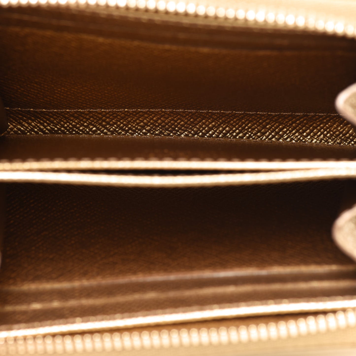 Epi Zippy Coin Purse Gold