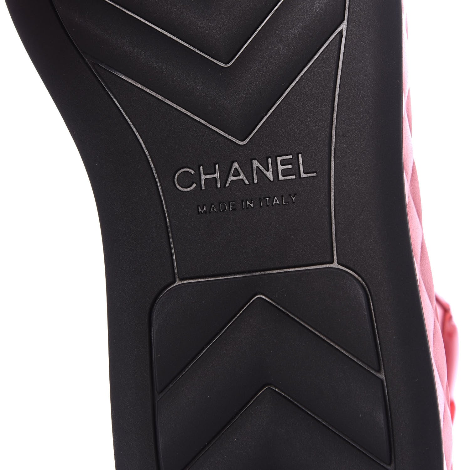 Chanel Patent Calfskin Quilted Womens High Top Sneakers 36 Red 6 of 9