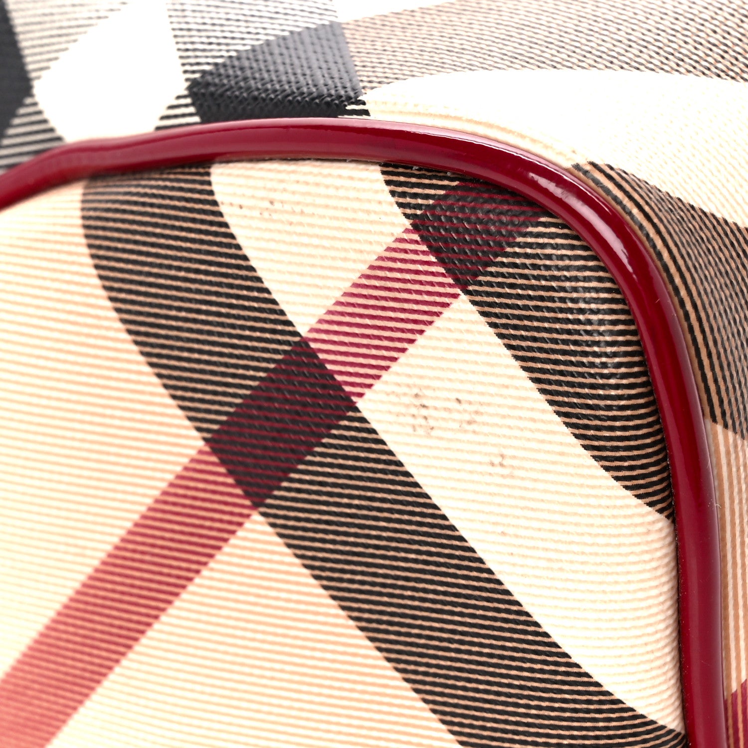 burberry walk in the rain bowler bag 2007 Burberry Patent Nova Check Chester Bowling Bag Raspberry Sorbet 1458207 –  FASHIONPHILE