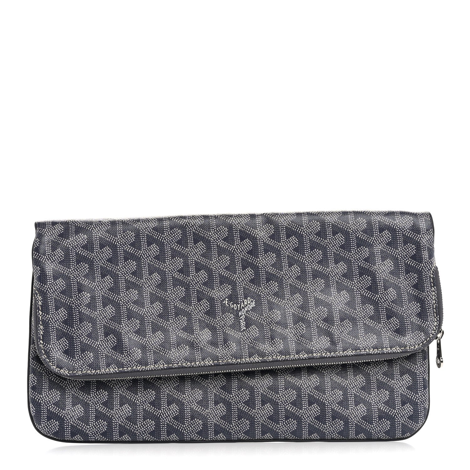 Goyard Goyardine Sainte Marie Soft Clutch Grey 1 of 11