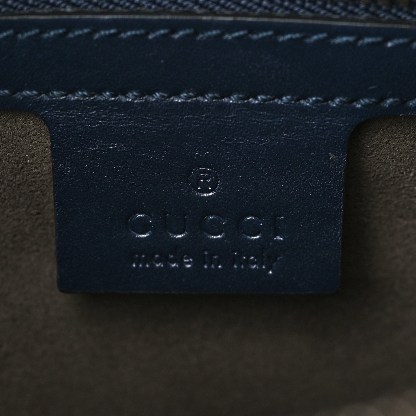 Guccissima Signature Messenger Bag Blue