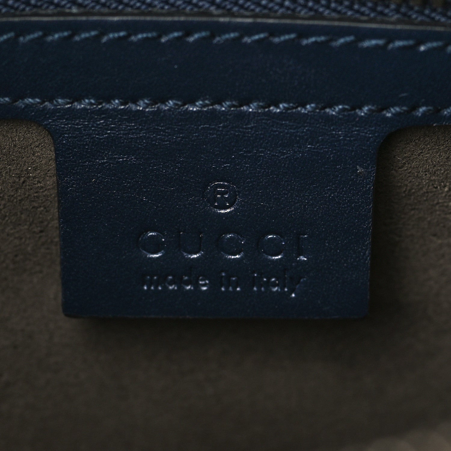Gucci Guccissima Signature Messenger Bag Blue 6 of 8