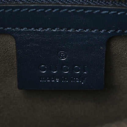 Gucci Guccissima Signature Messenger Bag Blue 6 of 8