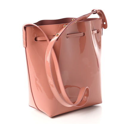 Mansur Gavriel Patent Calfskin Mini Bucket Blush 3 of 10
