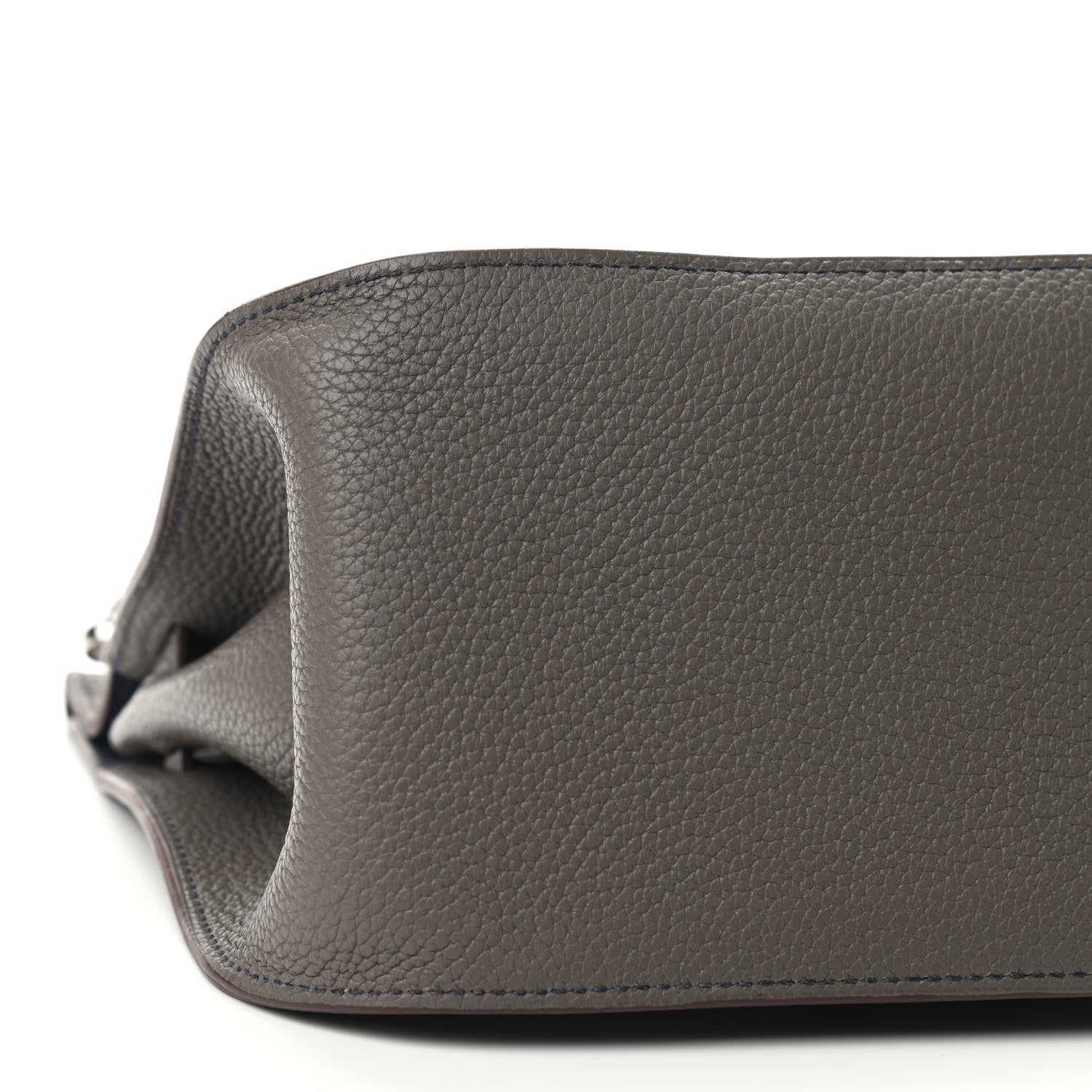 Hermes Taurillon Clemence Tri-Color Jypsiere 28 Etain Bleu Ocean Bleu Abysse 7 of 8