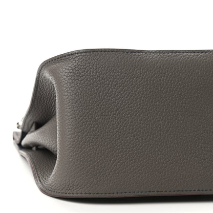 Hermes Taurillon Clemence Tri-Color Jypsiere 28 Etain Bleu Ocean Bleu Abysse 7 of 8