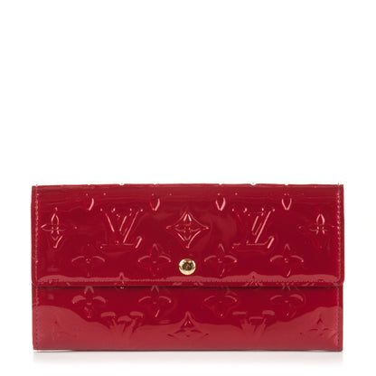 Louis Vuitton Vernis Sarah Wallet Pomme D'Amour 1 of 7