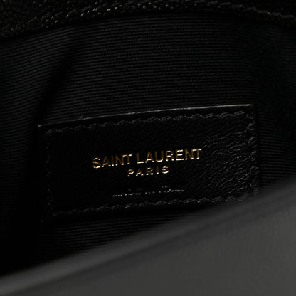 Saint Laurent Grain De Poudre Uptown Pouch Black 6 of 7
