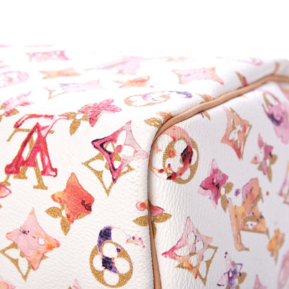 Louis Vuitton Watercolor Aquarelle Speedy 35 White 12 of 12