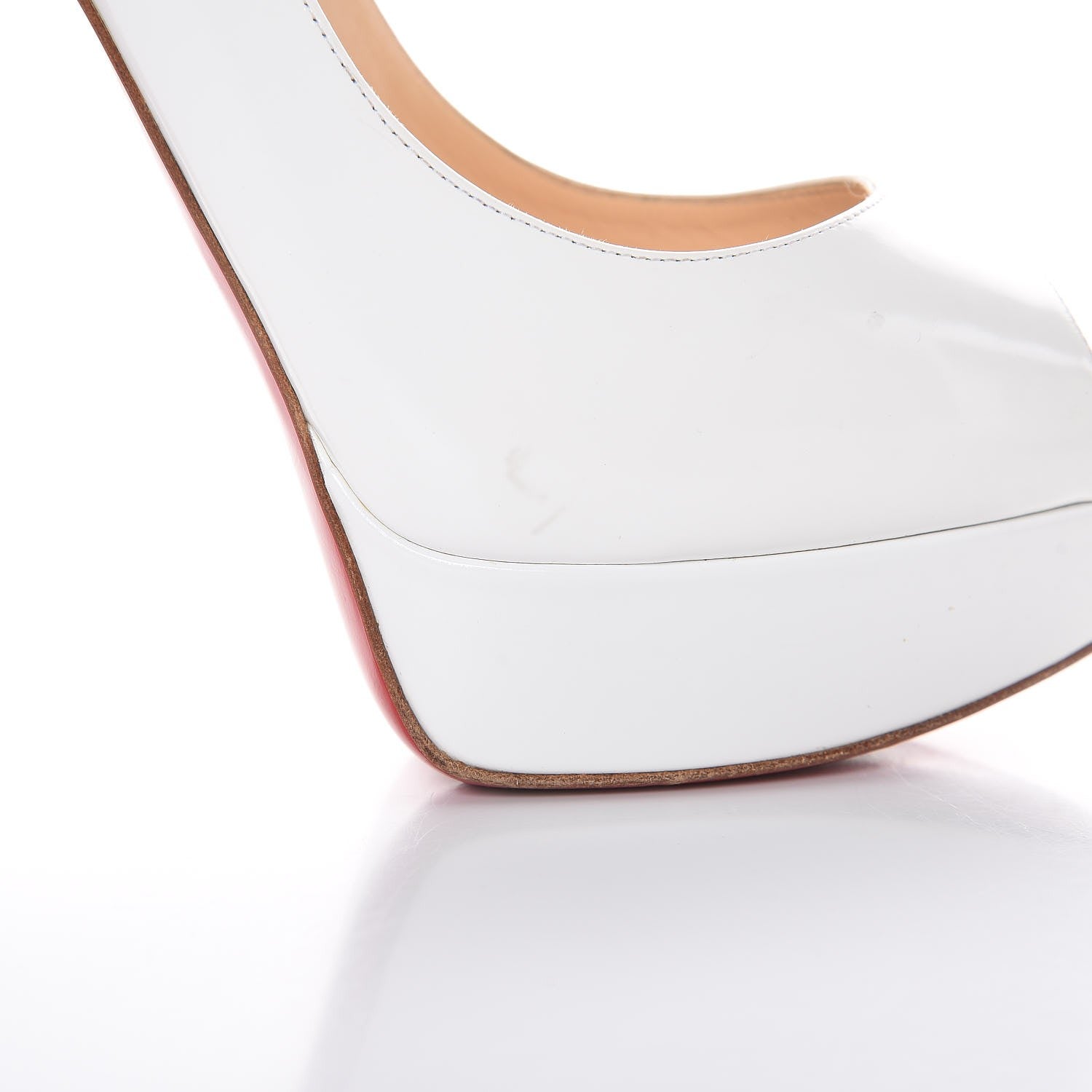Christian Louboutin Jazz Calf Lady Peep 150 Pumps 39.5 White 18 of 18