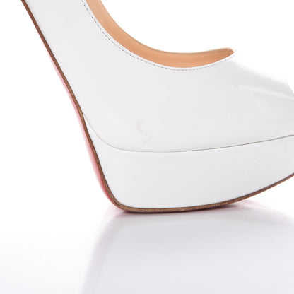 Christian Louboutin Jazz Calf Lady Peep 150 Pumps 39.5 White 18 of 18