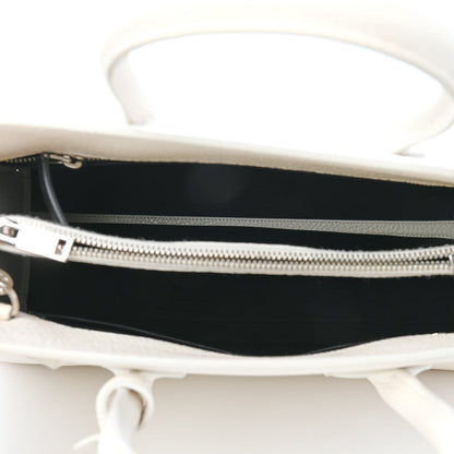Saint Laurent Grained Calfskin Small Sac De Jour Dove White 4 of 12