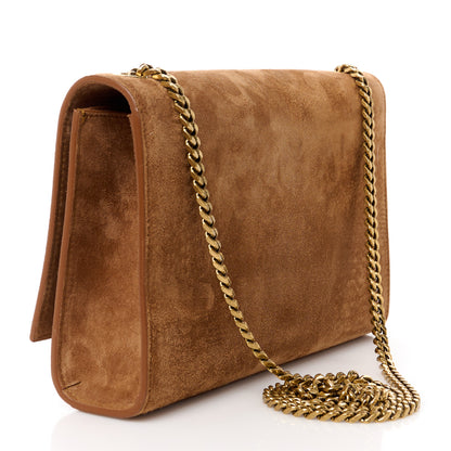 Saint Laurent Suede Medium Monogram Kate Satchel Macaron 3 of 11