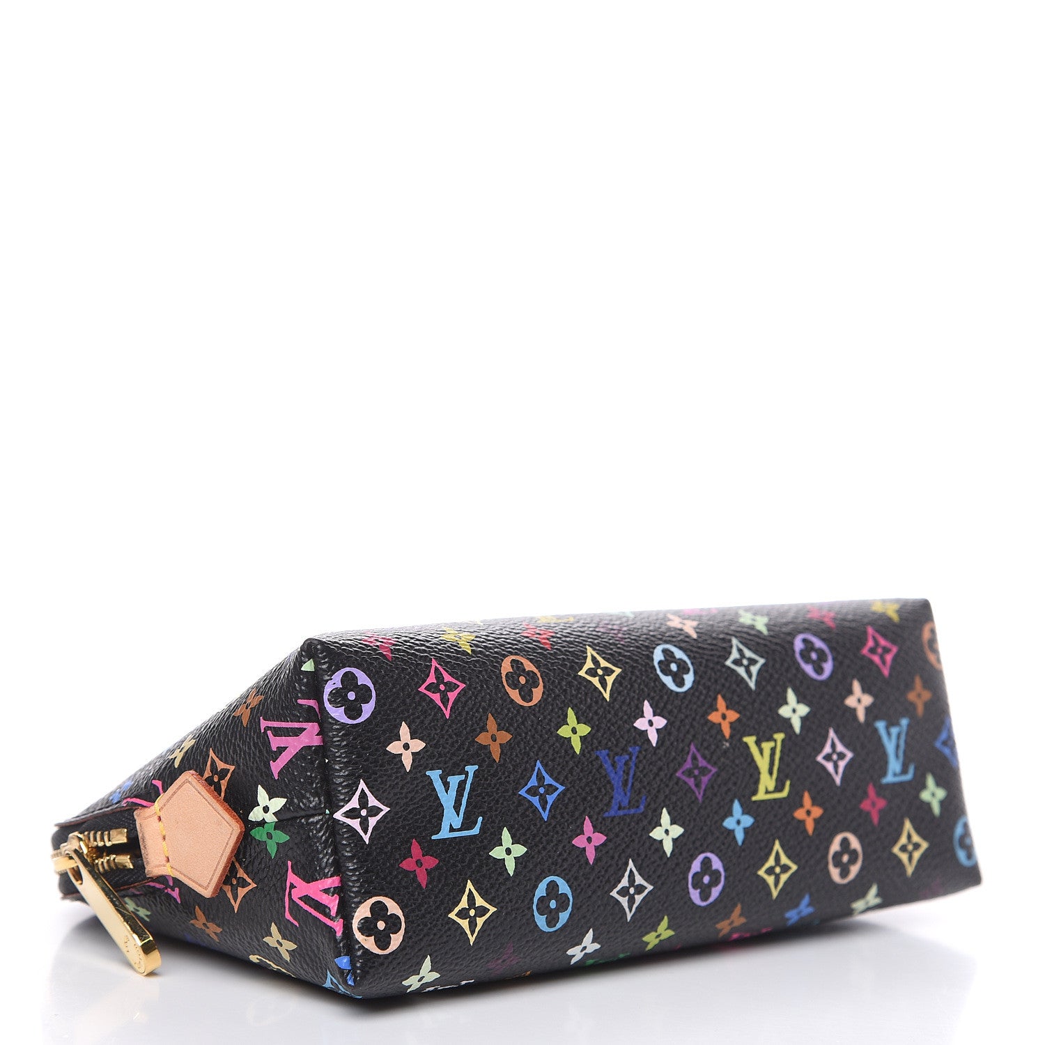 Louis Vuitton Monogram Multicolor Cosmetic Pouch Black Grenade 4 of 8