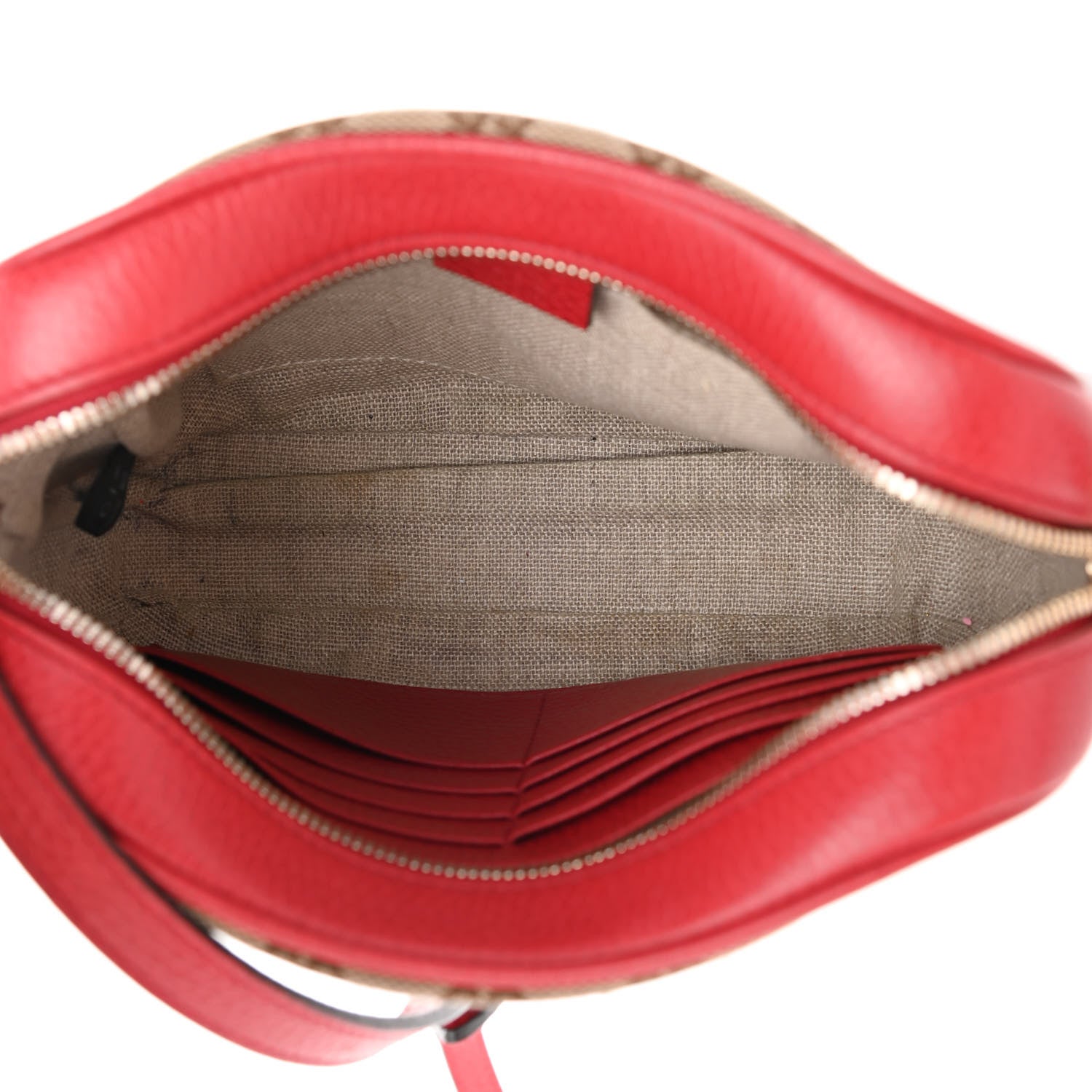 Gucci Monogram Mini Bree Messenger Bag Red 5 of 10